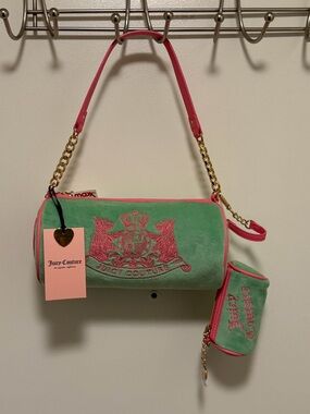 Juicy Couture Scottie Dog Barrel Bag nwt